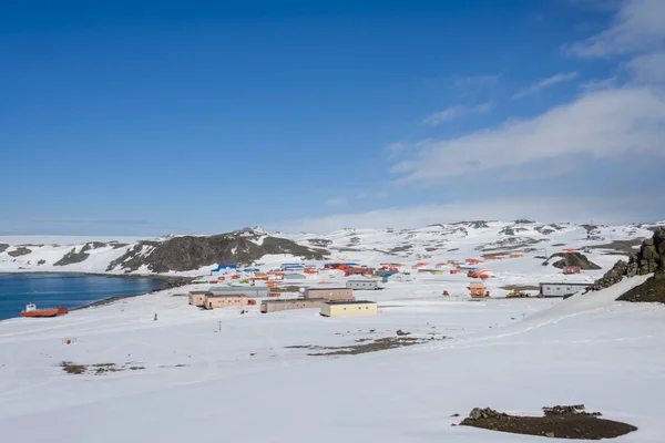 Bellingshausen Ryska Antarktis Forskningsstation King George Island — Stockfoto