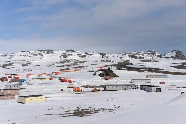 Bellingshausen Estación Investigación Antártica Rusa Isla King George — Foto de Stock