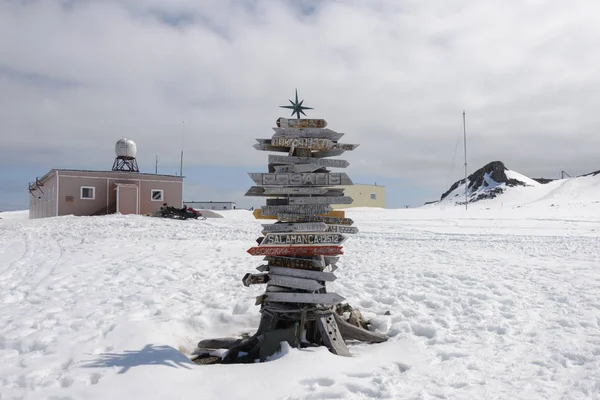 Port Lockroy Antarktyce Stacji — Zdjęcie stockowe