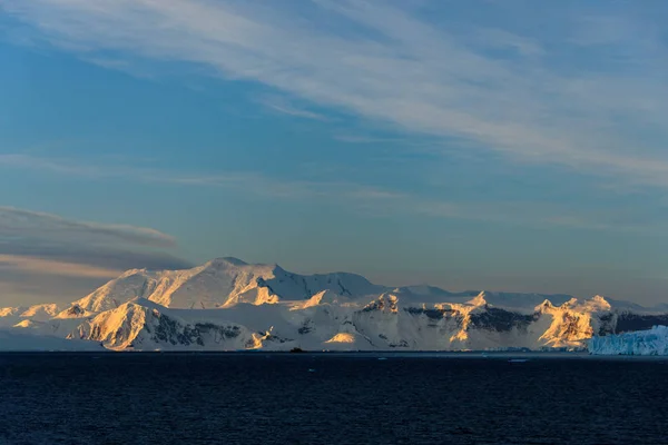 Antarctic Landscape Sunset — Stock Photo, Image