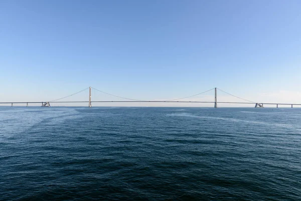 Вид Мост Большого Пояса — стоковое фото