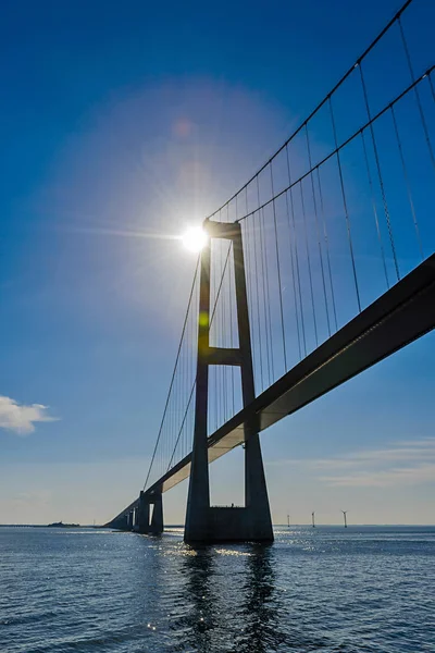 Great Belt Bridge View — Stock Photo, Image