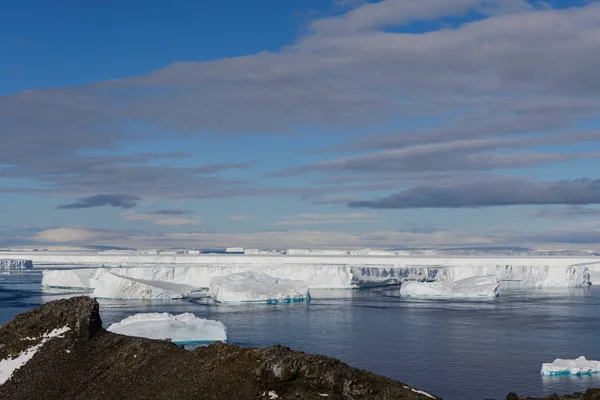 Paisaje Antártico Con Vista Aérea Iceberg — Foto de Stock