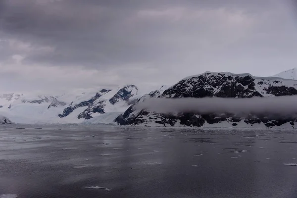 Paisaje Marino Antártico Con Hielo —  Fotos de Stock