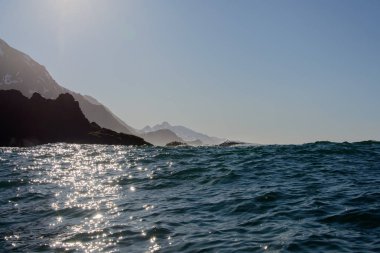 Güzel deniz plaj manzarası