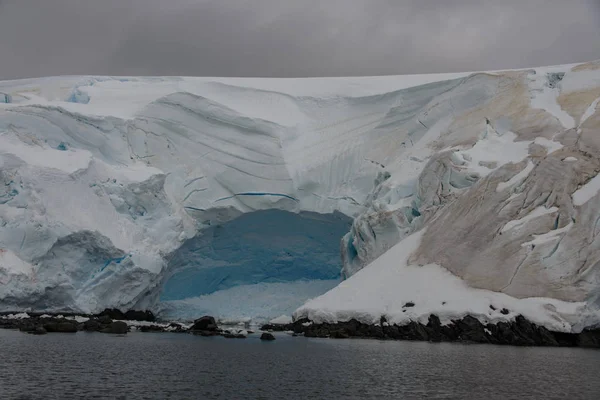 Ανταρκτική Τοπίο Από Θάλασσα — Φωτογραφία Αρχείου