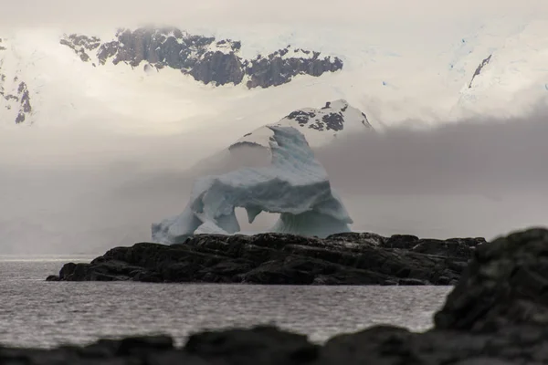 Antarctic Landscape View Sea — Stock Photo, Image