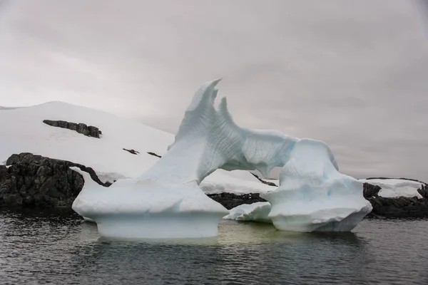 Paisaje Antártico Con Iceberg — Foto de Stock