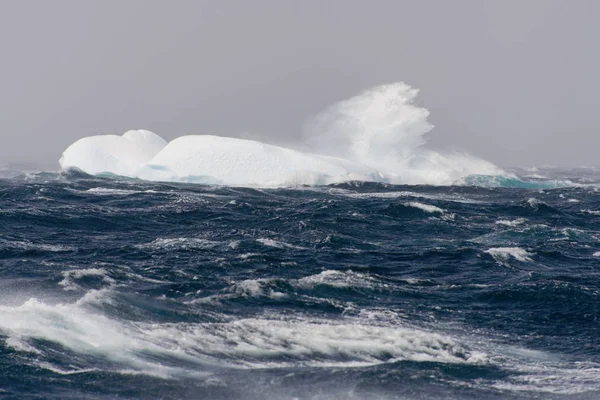 폭풍우 바다에서 — 스톡 사진