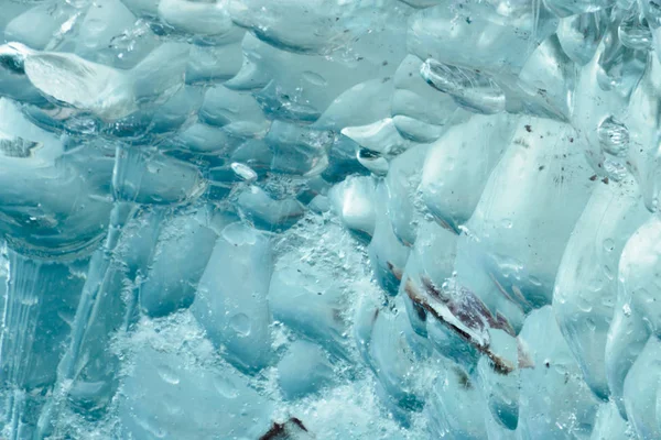 Παγετώνας Πάγο Υφή Φόντου — Φωτογραφία Αρχείου