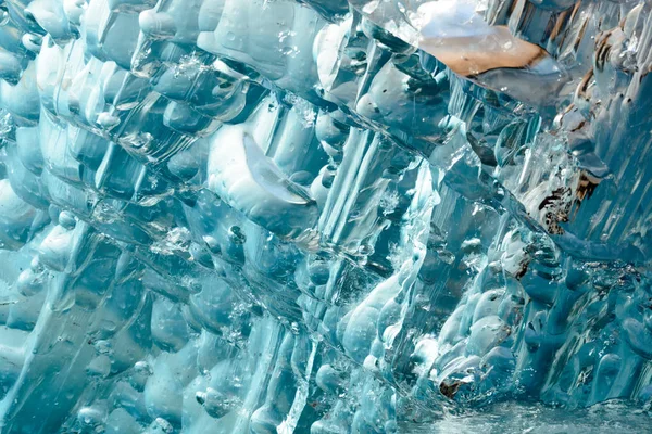 Fondo Textura Glaciar Hielo — Foto de Stock