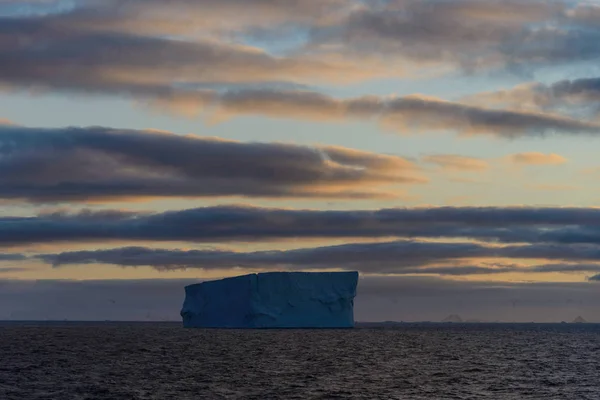 Marina Antártica Com Iceberg — Fotografia de Stock