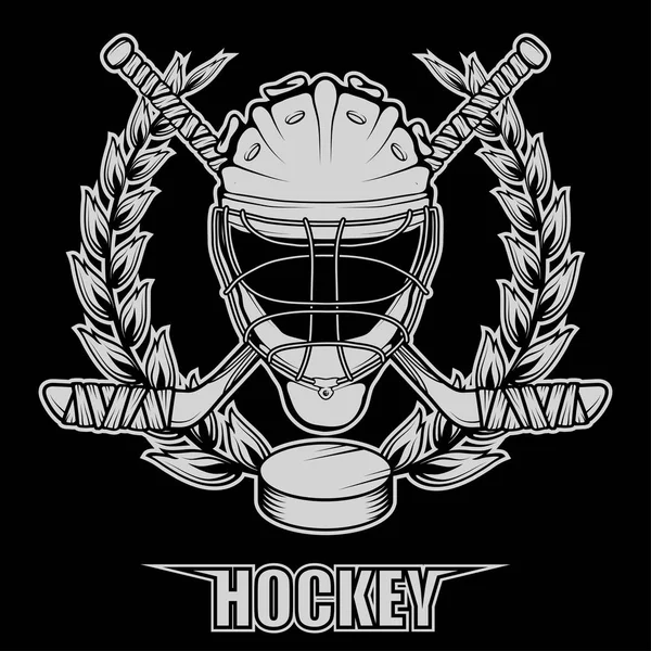 Hockey-Logovorlage — Stockvektor