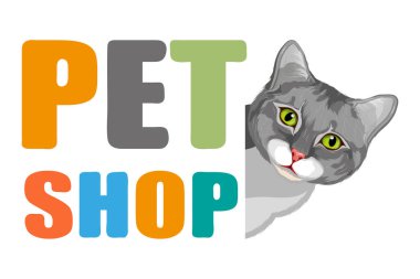 Evde beslenen hayvan hayvanlar logolu