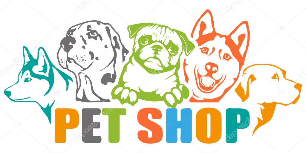 Pet Logo with animals