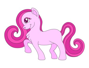 sevimli çizgi Midilli, vektör grafik tasarım