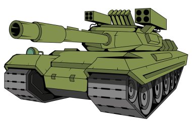 savaş tankı vektör, vektör grafik tasarım