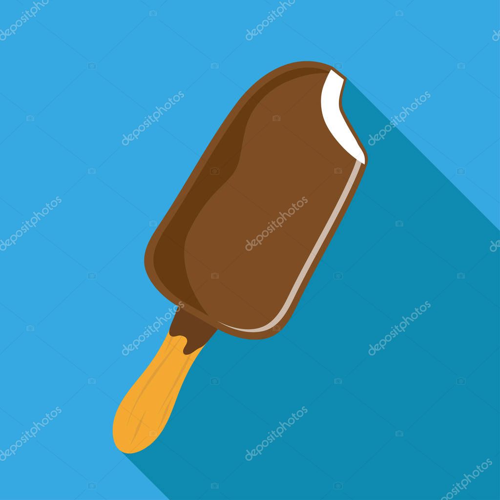 Vector ice cream collection. Cartoon ice cream. Colorful fruit ice cream. Ice lolly. Vector graphics to design