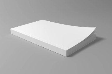 3D çizim kitabı şablonu alay.