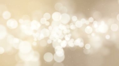 Soyut kızdırma bokeh arka plan. Daireler yavaş yavaş ileri uçuyor. Sorunsuz döngü dijital animasyon.