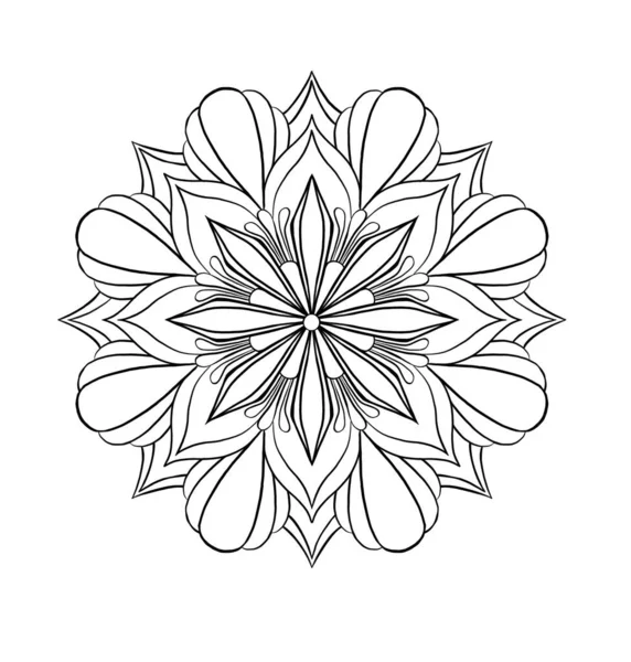 Mandala biçiminde dairesel desen — Stok fotoğraf