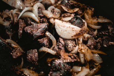 Taze kekikli bonfile biftek.