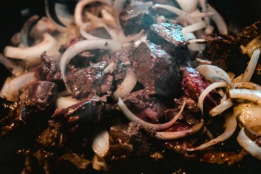 Taze kekikli bonfile biftek.