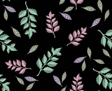  Sonbahar yaprakları deseni, pürüzsüz arkaplan