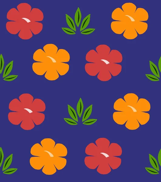 Květinový Vzor Textura Květinami Vysoce Kvalitní Ilustrace — Stock fotografie
