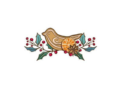 Noel süslemeleri, set: köknar konisi