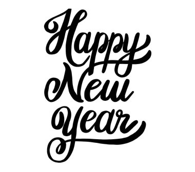  Yeni yılın kutlu olsun. Vektör illüstrasyonu