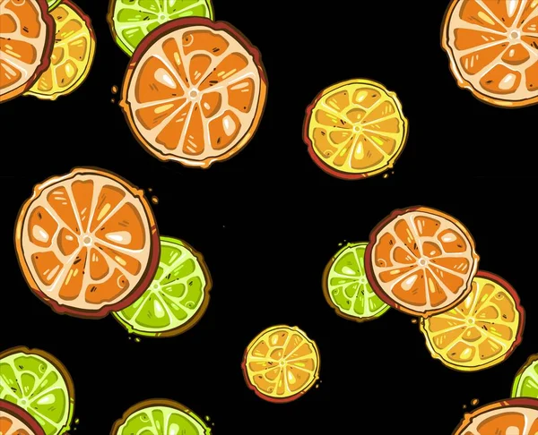 Set Fresh Whole Half Cut Slice Leaves Orange Fruit Isolated — Stock Vector