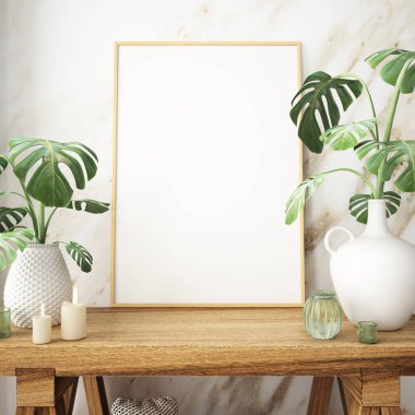 poster hippi tarzı İskandinav iç tropik bitkiler ile tablo kadar alay 