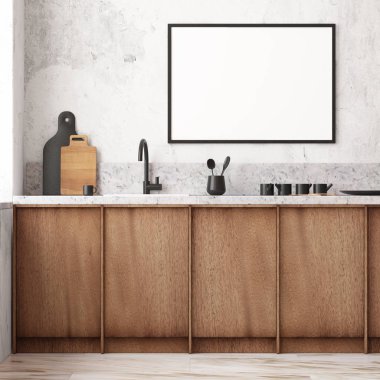 İskandinav tarzında modern evin renkli 3D tasarımı