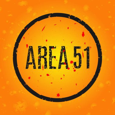 Kavramsal vektör çizimi. 51. Bölge işareti