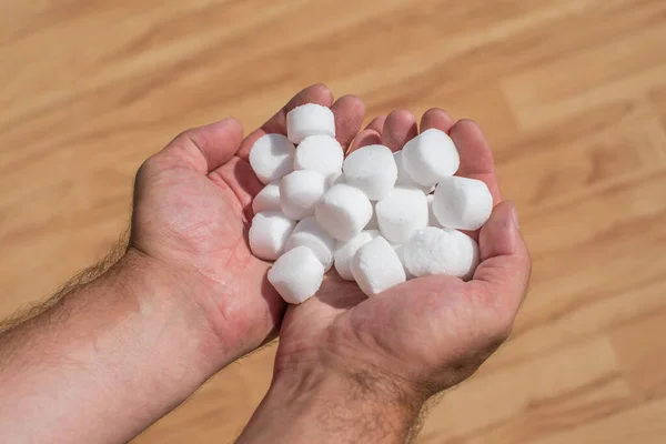 Salt Pellets Water Softener — Stock Photo, Image