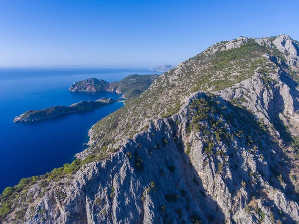 Côte Rocheuse Turquie Mer Méditerranée — Photo