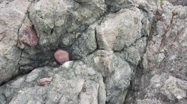 Doğal çok renkli kaya oluşumu.