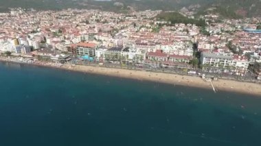 Türkiye 'nin Marmaris kentindeki hava görüntüleri.