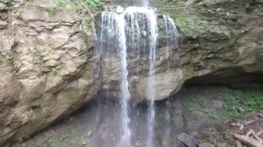 Ormanda güzel bir şelale.