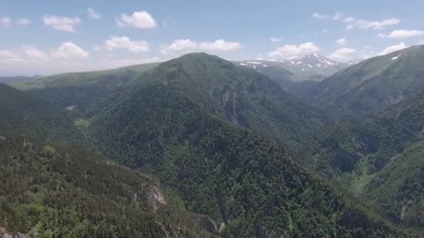 Flygfoto Över Ravinen Och Tsitsas Dal Krasnodar Regionen Ryssland — Stockvideo