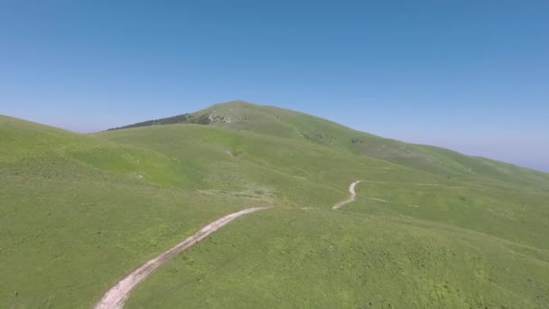 Nordkaukasiskt Reservat Video Från Drönaren — Stockvideo