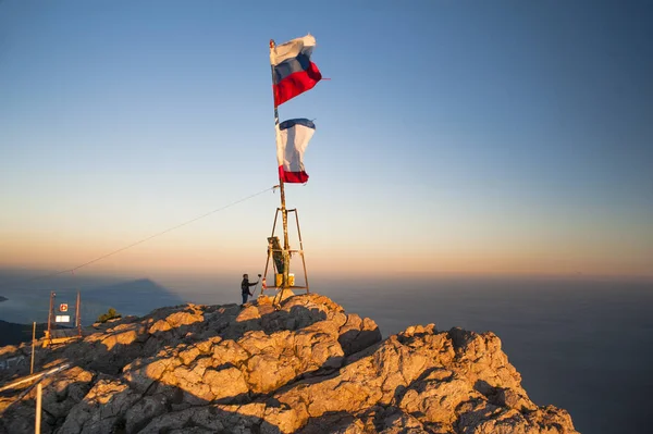Kırım Yarımadası'nın dağları. karadeniz kıyısı.
