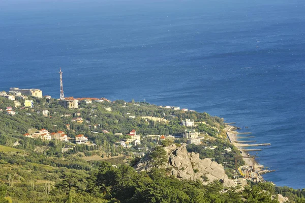 克里米亚 黑海海岸上的房子 — 图库照片