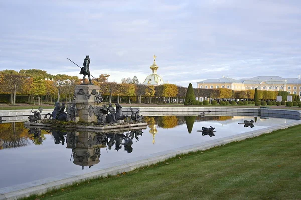 San Petersburgo Vista Reflejo Agua — Foto de Stock