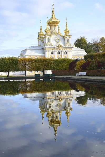 Saint Petersburg Zrak Odraz Vodě — Stock fotografie