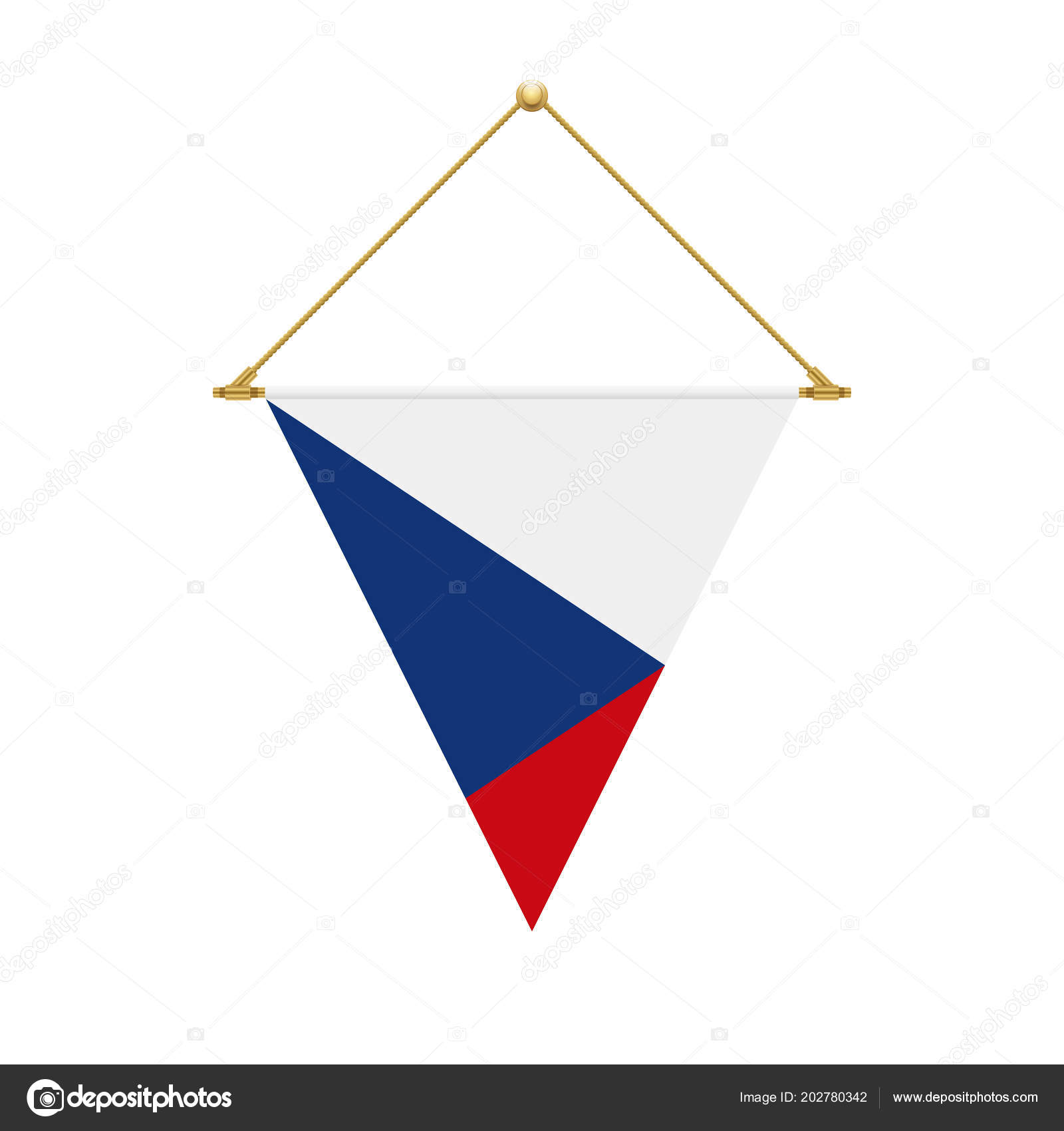 triangle flag template