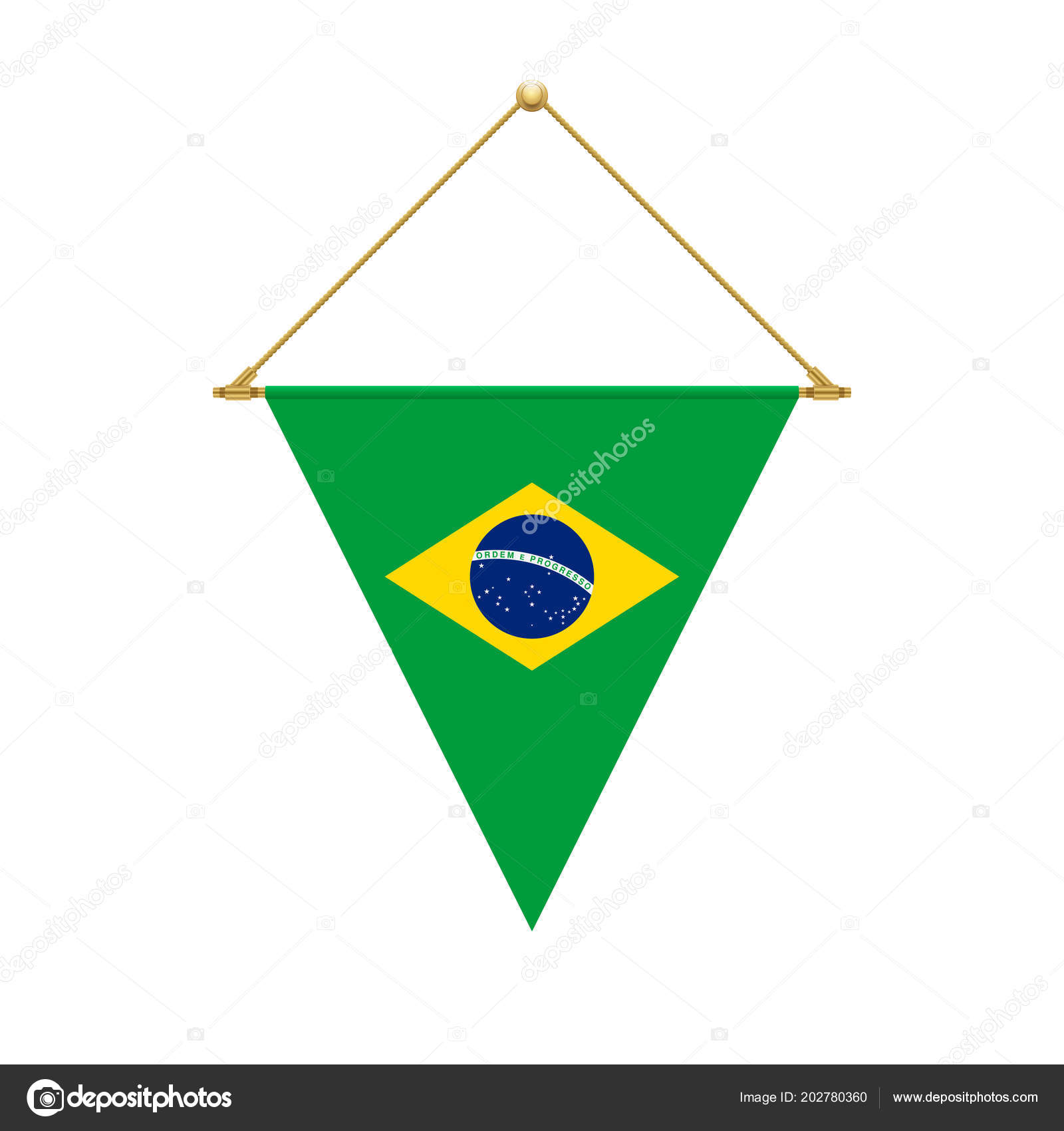 triangle flag template