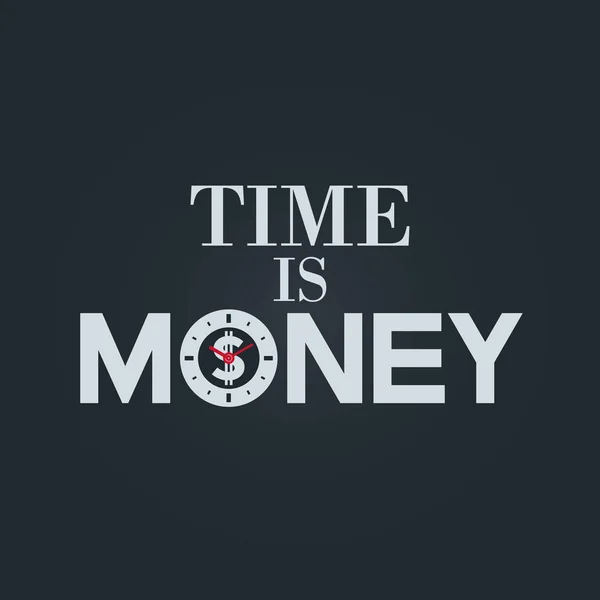 Час це гроші, дизайн концепції — стоковий вектор