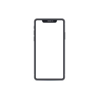 Düz akıllı telefon şablonu